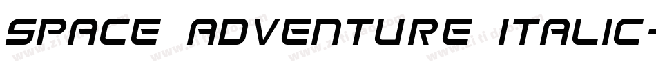 Space Adventure Italic字体转换